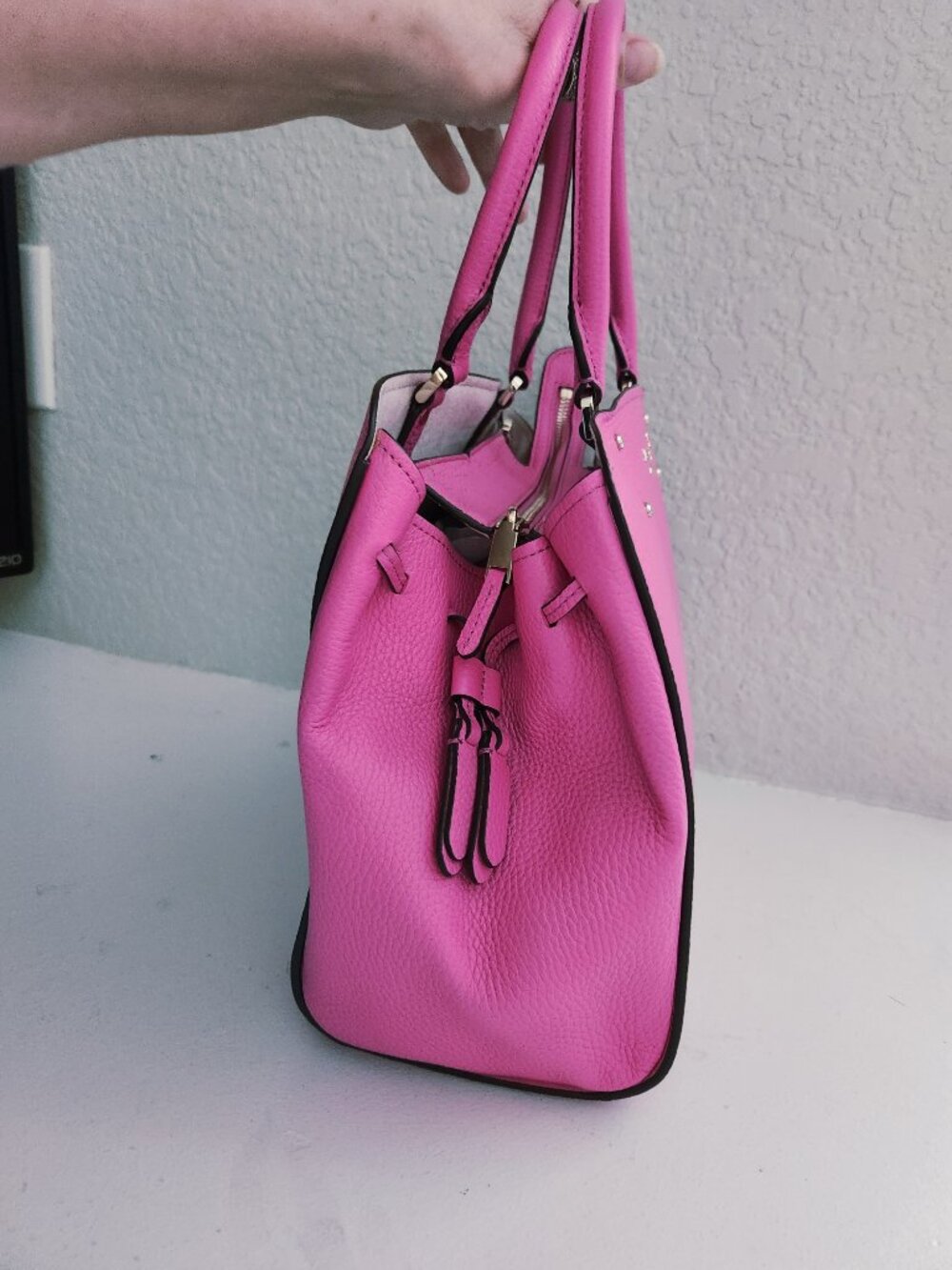 Like New Kate Spade NY Tegan Bright Peony Shoulder Bag Purse - Picture 4 of 16